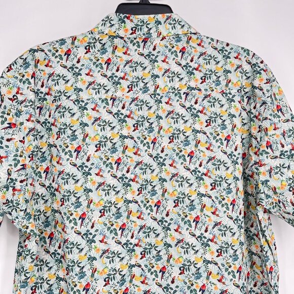 Stitch Note The Redford Short Sleeve Button Up IN‎ Parrot Size XL - Picture 5 of 9